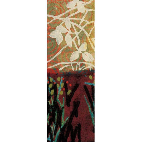 Secret Pathways White Modern Wood Framed Art Print by Willson, Valerie