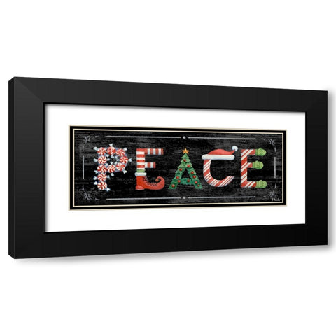 Holiday Greetings IV Black Modern Wood Framed Art Print with Double Matting by Brent, Paul