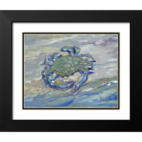 East Point Crab Black Modern Wood Framed Art Print with Double Matting by Brent, Paul