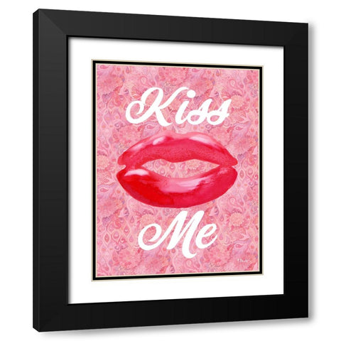 Lovers Day Vertical VI Black Modern Wood Framed Art Print with Double Matting by Brent, Paul