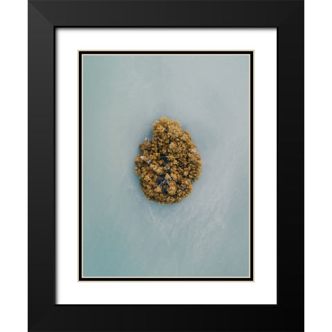 Aerial 13 Black Modern Wood Framed Art Print with Double Matting by Lee, Rachel