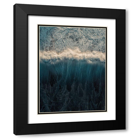 Aerial 18 Black Modern Wood Framed Art Print with Double Matting by Lee, Rachel