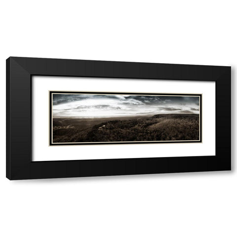 Aerial 5 Black Modern Wood Framed Art Print with Double Matting by Lee, Rachel