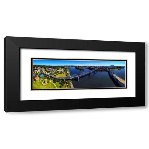 Aerial 8 Black Modern Wood Framed Art Print with Double Matting by Lee, Rachel