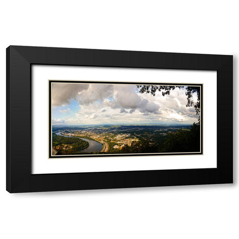 Afternoon Cruise Black Modern Wood Framed Art Print with Double Matting by Lee, Rachel