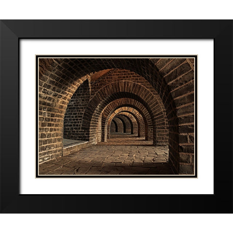 Architectural 1 Black Modern Wood Framed Art Print with Double Matting by Lee, Rachel
