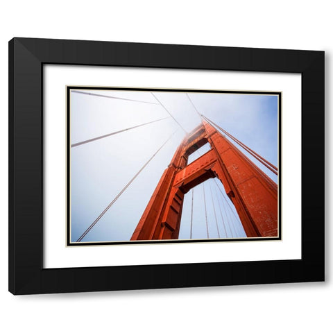Architectural 6 Black Modern Wood Framed Art Print with Double Matting by Lee, Rachel