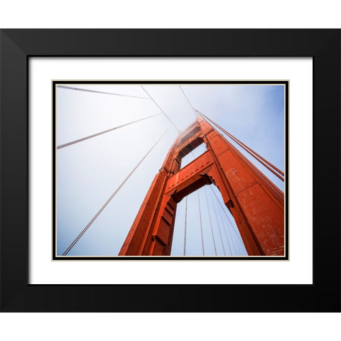 Architectural 6 Black Modern Wood Framed Art Print with Double Matting by Lee, Rachel
