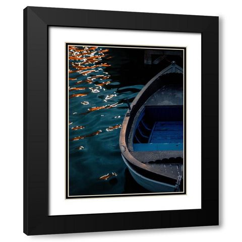 Boat 3 Black Modern Wood Framed Art Print with Double Matting by Lee, Rachel
