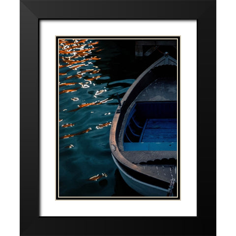 Boat 3 Black Modern Wood Framed Art Print with Double Matting by Lee, Rachel