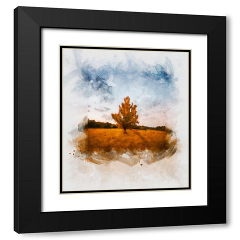 Chickamauga 15 Watercolor Black Modern Wood Framed Art Print with Double Matting by Lee, Rachel