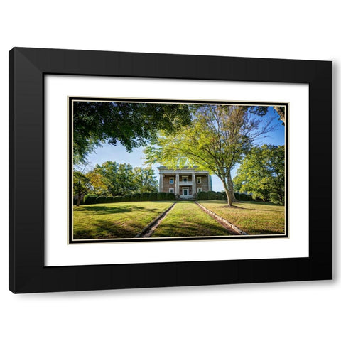 Chickamauga 19 Black Modern Wood Framed Art Print with Double Matting by Lee, Rachel