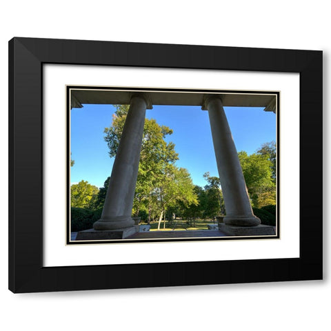 Chickamauga 20 Black Modern Wood Framed Art Print with Double Matting by Lee, Rachel