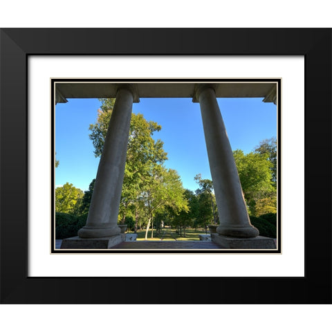 Chickamauga 20 Black Modern Wood Framed Art Print with Double Matting by Lee, Rachel
