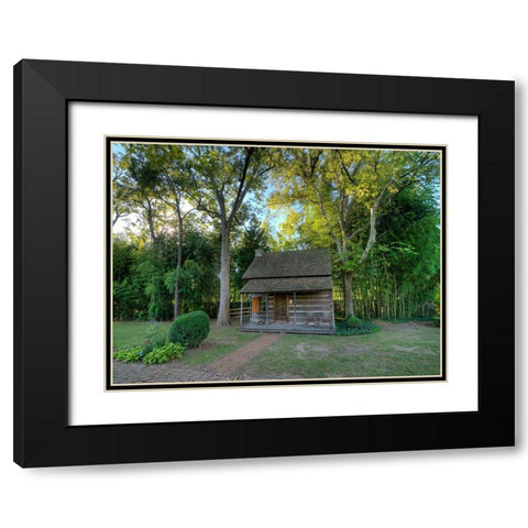 Chickamauga 21 Black Modern Wood Framed Art Print with Double Matting by Lee, Rachel