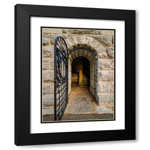 Chickamauga 9 Black Modern Wood Framed Art Print with Double Matting by Lee, Rachel