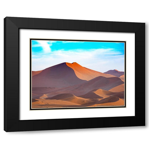 Desert 2 Black Modern Wood Framed Art Print with Double Matting by Lee, Rachel