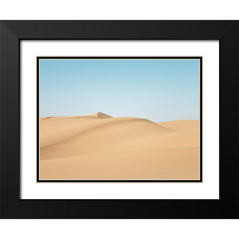 Desert 4 Black Modern Wood Framed Art Print with Double Matting by Lee, Rachel