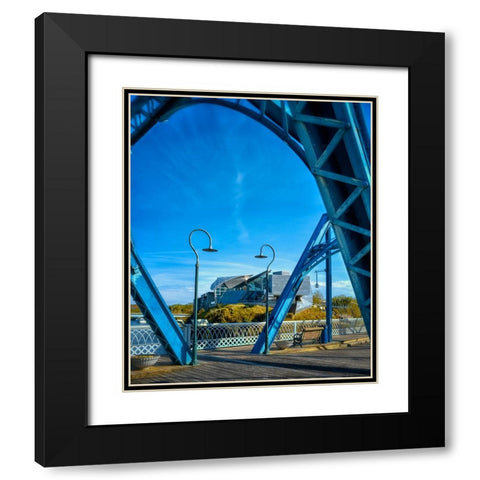 Framed Hunter Black Modern Wood Framed Art Print with Double Matting by Lee, Rachel