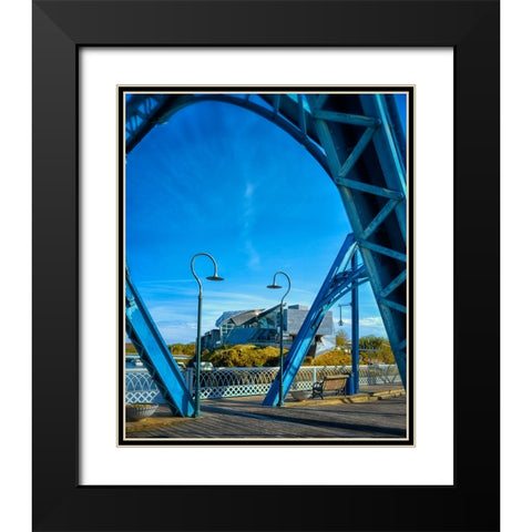 Framed Hunter Black Modern Wood Framed Art Print with Double Matting by Lee, Rachel