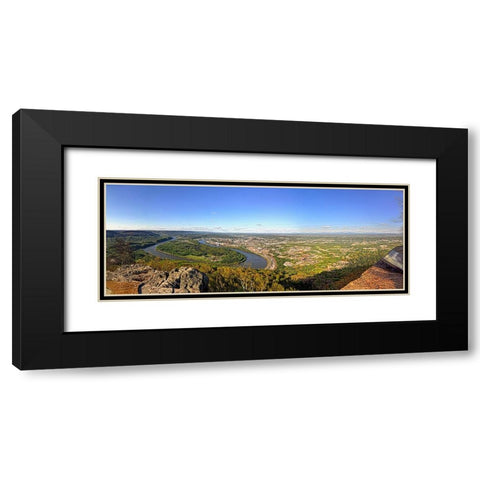 From Lookout Pano Black Modern Wood Framed Art Print with Double Matting by Lee, Rachel