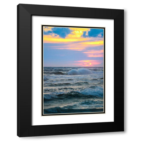 Gulf Shores 2 Black Modern Wood Framed Art Print with Double Matting by Lee, Rachel
