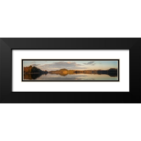 Hiwassee Refuge 2 Black Modern Wood Framed Art Print with Double Matting by Lee, Rachel
