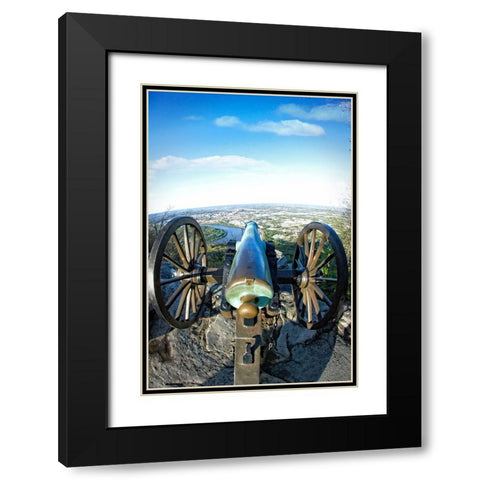 Lookout Cannon 2 Color Black Modern Wood Framed Art Print with Double Matting by Lee, Rachel