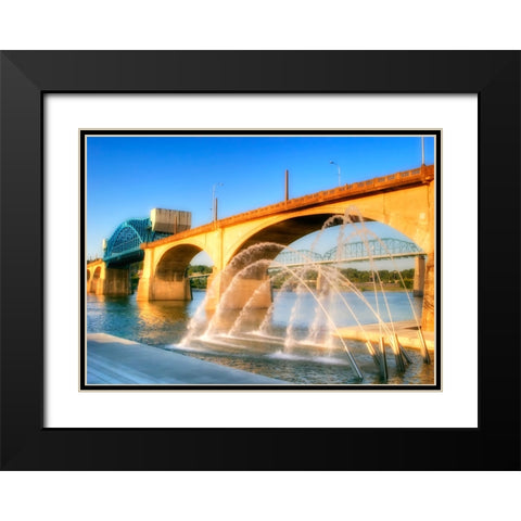 Market And Cannons Black Modern Wood Framed Art Print with Double Matting by Lee, Rachel