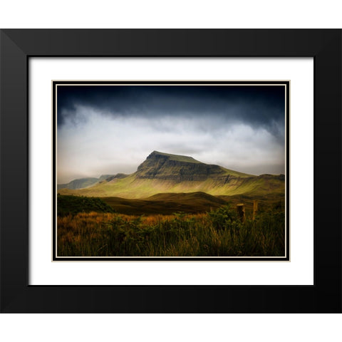 Mountain View 40 Black Modern Wood Framed Art Print with Double Matting by Lee, Rachel