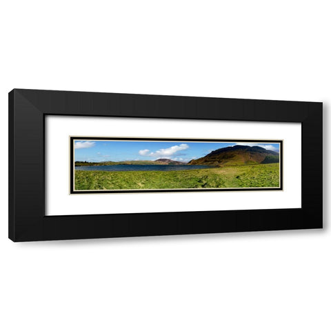 Mountain View 53 Black Modern Wood Framed Art Print with Double Matting by Lee, Rachel