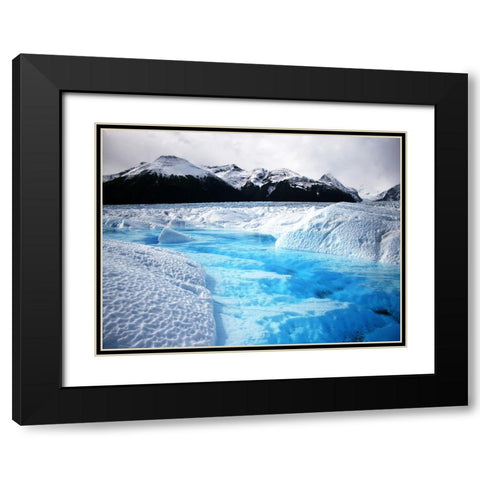 Ocean 59 Black Modern Wood Framed Art Print with Double Matting by Lee, Rachel