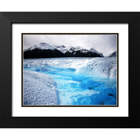 Ocean 59 Black Modern Wood Framed Art Print with Double Matting by Lee, Rachel