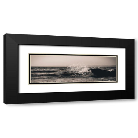 Ocean 8 Black Modern Wood Framed Art Print with Double Matting by Lee, Rachel