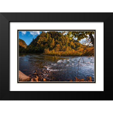 Ocoee River 1 Black Modern Wood Framed Art Print with Double Matting by Lee, Rachel