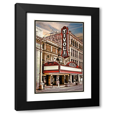 Old Tivoli Black Modern Wood Framed Art Print with Double Matting by Lee, Rachel