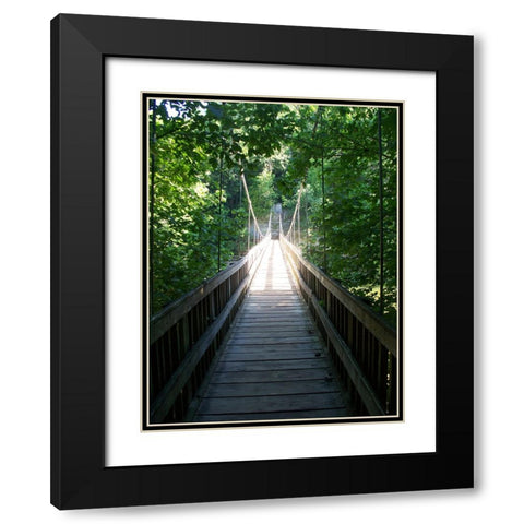 Pathway 6 Black Modern Wood Framed Art Print with Double Matting by Lee, Rachel