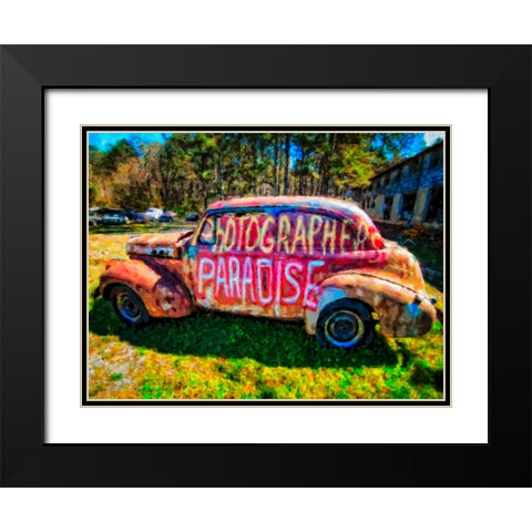 Photographers Paradise Art Black Modern Wood Framed Art Print with Double Matting by Lee, Rachel