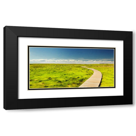 Pier 9 Black Modern Wood Framed Art Print with Double Matting by Lee, Rachel