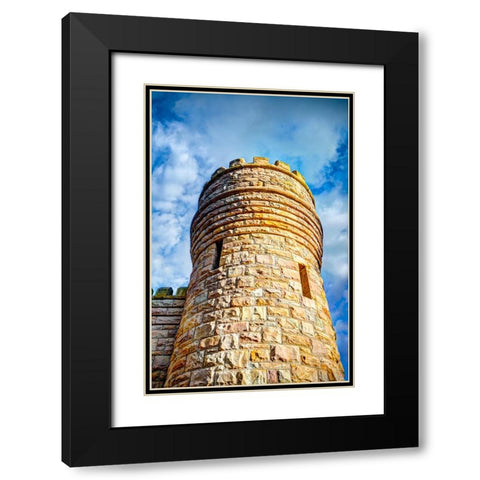 Point Park Tower 1 Black Modern Wood Framed Art Print with Double Matting by Lee, Rachel