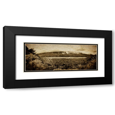 Prentice Overlook Pano Textured Black Modern Wood Framed Art Print with Double Matting by Lee, Rachel