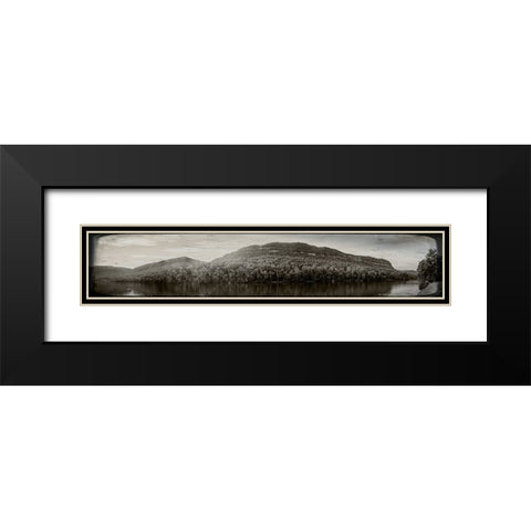River Gorge 3 Old Photo Black Modern Wood Framed Art Print with Double Matting by Lee, Rachel