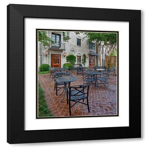 Scenic City 12 Black Modern Wood Framed Art Print with Double Matting by Lee, Rachel