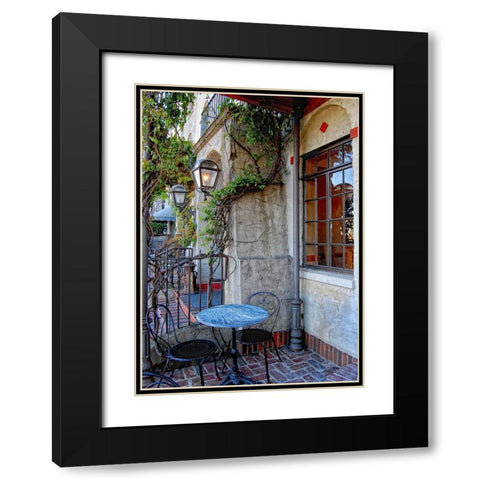 Scenic City 14 Black Modern Wood Framed Art Print with Double Matting by Lee, Rachel