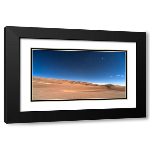 Sky 10 Black Modern Wood Framed Art Print with Double Matting by Lee, Rachel