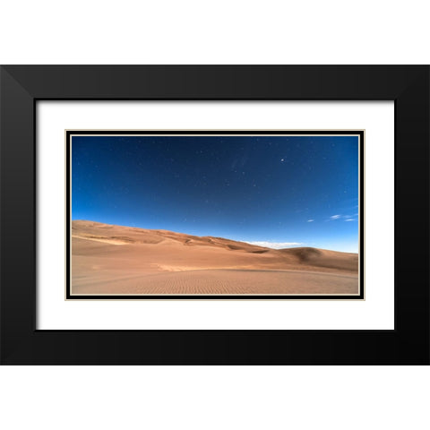 Sky 10 Black Modern Wood Framed Art Print with Double Matting by Lee, Rachel