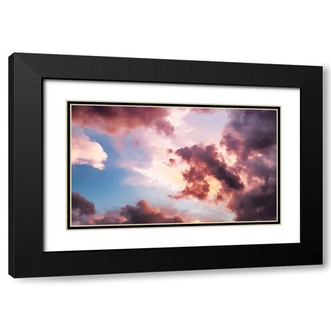 Sky 12 Black Modern Wood Framed Art Print with Double Matting by Lee, Rachel