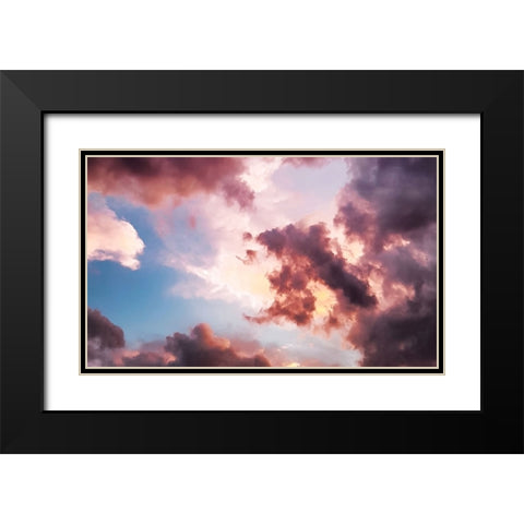 Sky 12 Black Modern Wood Framed Art Print with Double Matting by Lee, Rachel
