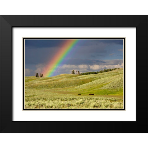 Sky 4 Black Modern Wood Framed Art Print with Double Matting by Lee, Rachel