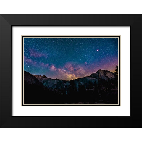 Sky 5 Black Modern Wood Framed Art Print with Double Matting by Lee, Rachel